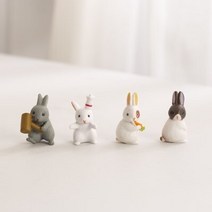 미니어처 숲속 토끼 1P, 브라운 토끼