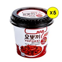 (상온)[요뽀끼]화끈하고매운 떡볶이120gx5