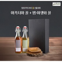 농부와쉐프 철원DMZ 숙성 벌꿀 2종 선물세트 / 아카시아 밤꿀 야생화 꿀, 1세트, 아카시아꿀 680G+밤야생화꿀 680G