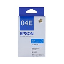 엡손 T04E 정품잉크 WF-2851 XP-2101 XP-2106, 1개, 파랑정품잉크