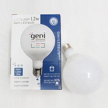 한승 GENI LED 12W 볼구(장목), 1개, 전구색