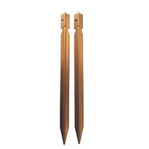 A형텐트 캠핑 텐트 로프용 알루미늄 말뚝 18cm 초경량 액세서리 야외 여행 장비, 03 yellow 2Pcs