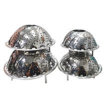 대형 찜망 만능 찜채반 스텐 찜기 받침대 계란 조리, 본상품선택