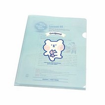 초등학생학용품 귀여운 캐릭터 이미지 파일 케이스 문서 보관함, 단품