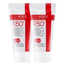썬월드 수퍼 워터프루프 썬크림 50ml SPF50+ PA+++, 2개