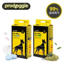 [몬트라움] [프로도기]99% 냄새제거 노스멜 배변패드 L (50매)/대형 강아지패드, 향 선택:그린티향