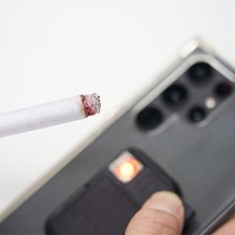 초간단 충전식 휴대폰 그립톡 내장 코일 라이터, 플라즈마 전기라이터