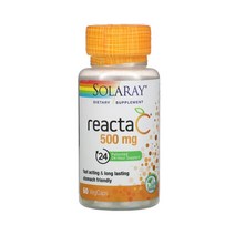솔라레이 Reacta-C 리엑타C 500mg 60 베지캡슐 L 트레오네이트 비타민C 칼슘 함유