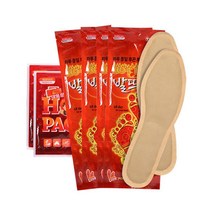 TV홈쇼핑 발열 깔창 발뜨뜨 핫팩 60종 120종 신발 발바닥 온열 보온, 1세트(발열깔창25세트+붙이는핫팩10장)