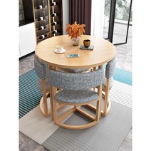 리셉션 협상 고객 판매 밀크티 전문점 커피숍 휴게실 작은 발코니 작은 원형 테이블과 의자 등을 보관할 수 있습니다., 오렌지가죽의자+호두80테이블