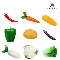 대한 채소 야채 모형 모조 장식 소품, 011_피망-그린 1개