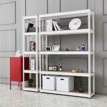울트라랙 가로60x깊이40x높이210cm 3단 선반 베란다 다용도 무볼트 철제 앵글 세탁기, 화이트
