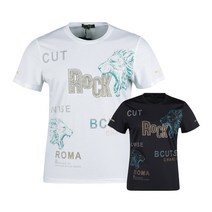 럭스골프 남성 수입 라운드 반팔 골프티셔츠 OT2M403