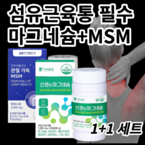 근막통증 증후군 류마티스 섬유근육통 이상근증후군 근육통 신경통 필수 마그네슘 약국 영양제, 2개, 120정