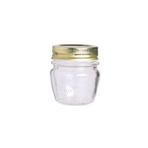 피도병 쨈병 수제 과일 담금주 레몬 청 더치 원두 유리 꿀 병 잼통 밀폐용기-콰트로 80ml