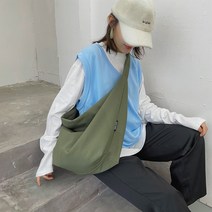 대용량 블랙 크로스 여성 가방 일계 나들이 숄더백 캠퍼스 레슨 백팩 빅백 선물