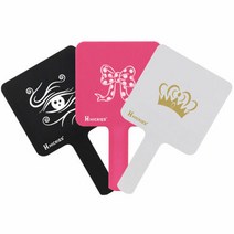 HICKIES 여행용 메이크업 손거울, 색상:블랙피아노