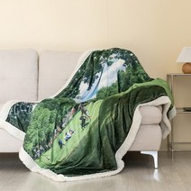 따뜻한 울 극세사 담요 리프레시 블랭킷 130x180cm