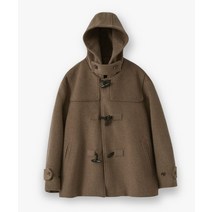 라퍼지스토어 [구교환 착용] 울리치 오버핏 하프 더플 코트 Saddle 브라운 Woolrich Overfit Half Duffel Coat
