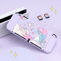 닌텐도 스위치OLED 냥캣 시리즈1 케이스(OLED전용입니다 구형 및 동숲에디션 호환X), 커피캣