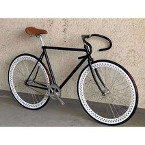 입문용 픽시 자전거 하이브리드 경륜 고등학생 클래식, 50펀칭후프블랙래커프레임