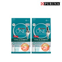 퓨리나 원 캣 1세이상 헤어볼 관리 1.4KG 2팩, 단품