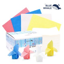 블루웨일 빨아쓰는 항균행주 40x37cm 50매입, 블루 50매입, 1개, 50개
