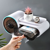시우리빙 멀티 휴지케이스 화장실 방수 휴지걸이, 멀티 방수 휴지케이스, 1개