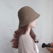 애지중지상점 물결 가을 여성 버킷햇 와이어 니트 여자 겨울 벙거지 와이어 중년 여행 엄마 모자 H9002_02
