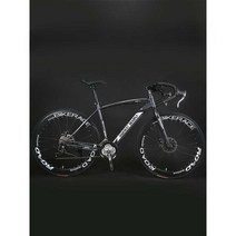 로드 자전거 바이크 드롭바 26인치 27단 카본 프레임, 26인치 27단 스포크휠 티타늄 실버