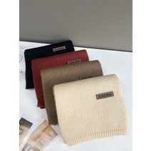 쁘띠 니트 부드러운 무지 목도리 커플 머플러 4 color