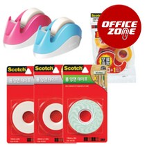 3M 스카치 다용도 강력폼 투명 폼양면 테이프 매직 토끼 디스펜서 3+1 810RB VHB, 택12)3+1 디스펜서 리필3(18x30)