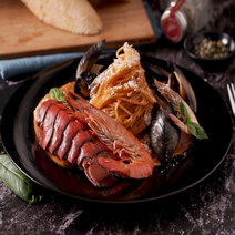 랍스타 블랙타이거 새우 토마토 하바네로 로제 스파게티 파스타 홈파티 자취 간편 요리 2인분, 랍스타 로제 파스타 2인분