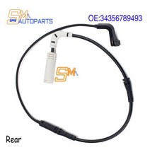 BMW 5 시리즈 E60 용 새 전방 후방 디스크 브레이크 패드 마모 센서 20042010 34356789492 34356776422, Rear, CHINA