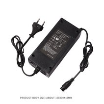 완속홈충전기10 inch Electric Scooter Charger Scooter Power Fast Charging Adapter E-scooter DC 54.6V, 프랑스