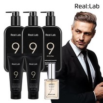 리얼랩 *나인 올인원 남성 스킨로션 본품 300ml 3개+중용량 100ml 2개+향수 1병, 없음