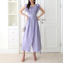 [바보사랑] 여성 여름 민소매 러블리 롱 원피스[옷자락]