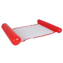 물침대 PVC 물 해먹 안락 의자 스트라이프 메쉬 풍선 플로팅 침대 에어 쿠션 수영장 해변 수상 스포츠, 11 J