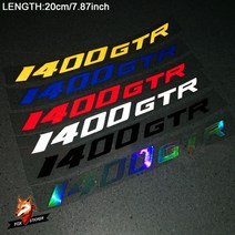 가와사키 1400GTR 1400 GTR 용 반사 스티커 데칼 바이크 오토바이 바디 휠 림 페어링 헬멧 탱크 패드 라벨 로고, [07] 1400GTR Blue
