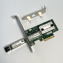 MCX311A-XCAT Mellanox ConnectX-3 CX311A 10G 이더넷 SFP + PCIe NIC 어댑터 w/ SR 광섬유 모듈, 05 CX311 2B1SFP