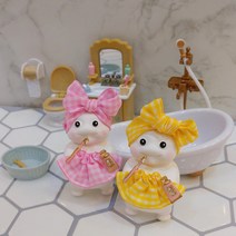 치카치카 깜찍이 지방이 욕실인테리어 석고방향제, 기본형, 핑크, 클린코튼