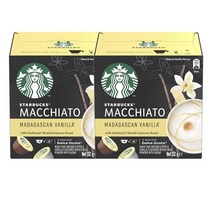 스타벅스 마키아토 마다가스칸 바닐라 블론드 에스프레소 로스트 12캡슐 Starbucks Macchiato Madagascan Vanilla Blonde Espresso Roast, 2팩