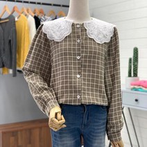 애티쉬 [NC야탑점] 애티쉬 체크 세라블라우스 EBS1R361