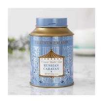 포트넘 앤 메이슨 틴 러시안 카라반 티 125g Fortnum & Mason Russian Caravan Tea Loose Leaf Tin, 1개, 1개