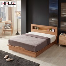 보루네오하우스 라보떼 리나 LED조명 평상형 침대 LN001 SS (매트제외), 없음/없음/없음