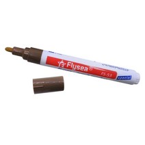 THE VEDO SHOP 타일 수리 펜 프리미엄 욕실 복원 그라우트 마커 페인트 펜, 140x4.5mm, 플라스틱, 다크 브라운