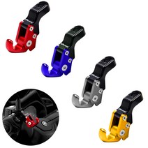 BIKI NMAX 미러형 봉지걸이 16 - 21 22 23년 BPK 백미러 튜닝 커버 가드 스쿠터, 레드, 1개