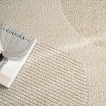 [천삼백케이] [미드블루] 친환경 러그 카페트 거실러그 사계절카페트(아이보리120x180cm)