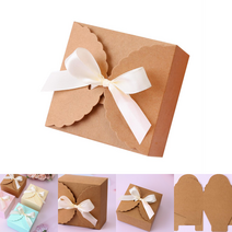 레이스 리본상자 크라프트 선물상자 포장상자