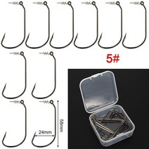 떡밥 투척기 낚시 훅 10pcs 봄 핀 후크 파이크 소프트 Baits 민물 보트 태클 잠금 Fishhooks, 05 e